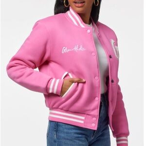 Pink Glamaholic Bomber Jacket